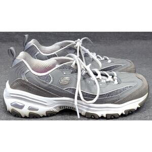 SKECHERS Womens Shoes - Gray, D'Lites Me Time, Run/Jog Sneakers, Size 7.5